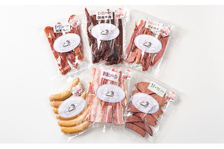 クラフトビール × おつまみ セット 【 しもつまビール 3種×2本 ジャーキー 3種 ウインナー ベーコン スモークレバー 】
