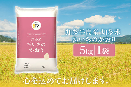 知多米 あいちのかおり5kg お米 白米 うるち米 おこめ 国産 精米 ご飯 おにぎり 朝ごはん ライス 和食 日本食 主食 食卓 お弁当 大粒 つや あっさり 食品 知多半島 お取り寄せ 5キロ 愛知県 知多市 特産品