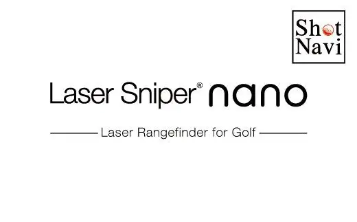 【アウトレット品】Shot Navi Laser Sniper nano（ショットナビ レーザースナイパー ナノ）＜ホワイト＞　【11218-0504】 ゴルフ 距離計