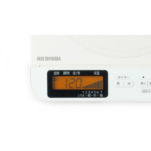 IHコンロ 1400W 液晶付き IHC-T71-W アイリスオーヤマ
