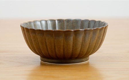 【陶器市特集】【波佐見焼】花しのぎ 小鉢 （栗） 3点セット 食器 皿 【団陶器】 [PB103] 波佐見焼