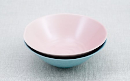 【波佐見焼】アイシー ボウル 大 （ブルー・ピンク） ペアセット 食器 皿 【団陶器】 [PB114] 波佐見焼