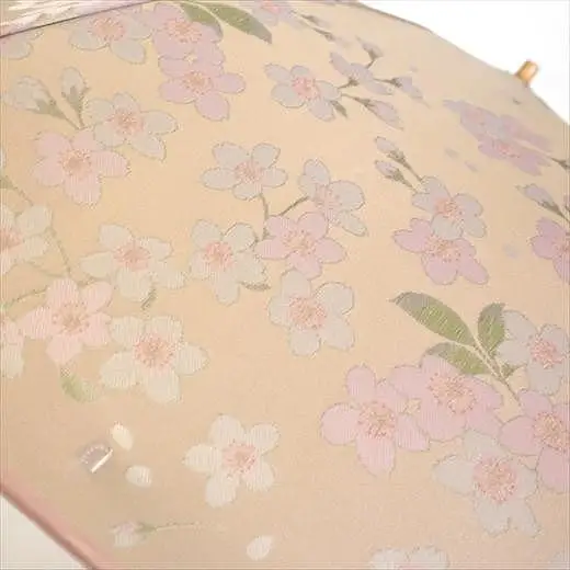 槙田商店【晴雨兼用】折りたたみ傘 ”絵おり” 桜