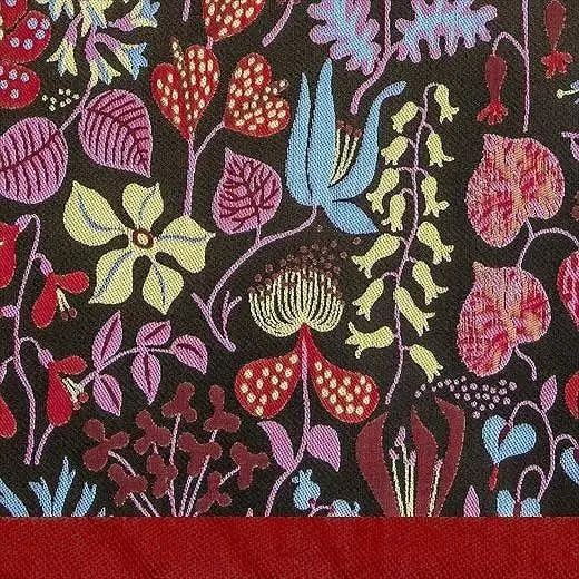 槙田商店 折りたたみ傘スティグリンドベリ【HERBARIUM】レッド(ハーバリウム) 晴雨兼用
