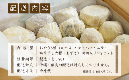 【信州名物】おやき 5種 10個 薄皮おやき|おやき