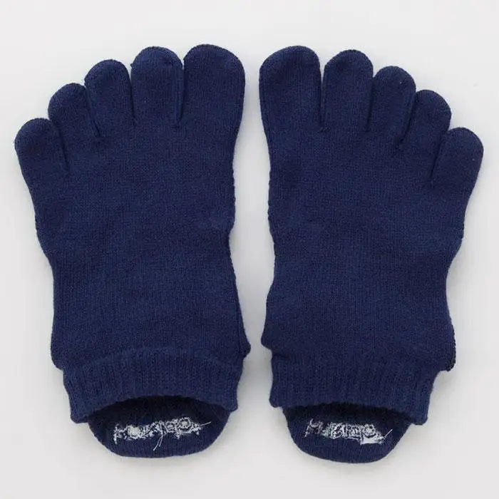 knitido+ブランド 5本指ソックス2足セットA(25~27cm)