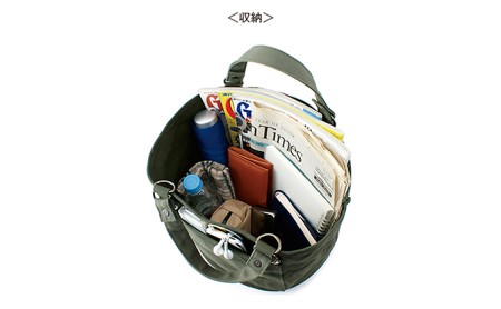 Free Free Baketsu Tote　バンナイズ 帆布 グリーン トート バッグ バケツ ファッション かばん トートバッグ カバン 