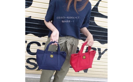 バンナイズ　プティットトート　バンナイズ 帆布 お散歩 買い物 お出かけ ショッピング かばん トートバッグ ファッション カバン バッグ  ネイビー