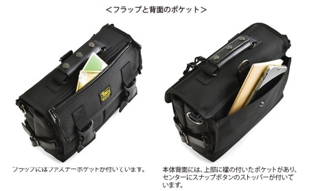 カスタムバッグF2-270＜ハンドル：ブラック＞　バンナイズ バリスティック ナイロン ブラック 斜め掛け ショルダー 耐久性 背中 ファッション かばん トートバッグ カバン ショルダーバッグ 