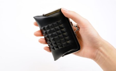 財布 SAKURA WAQS TOKYO GA-MA テトラシリーズ ( 黒 紺 ) 小銭入れ 革 牛革 革製品 皮革製品サイフ カード お札 鍵 ワイヤレスイヤフォン 薬ケース 薬入れ  ポーチ ビジネス 名刺入れ 小物 ファッション 伝統工芸 ガマグチ  紺