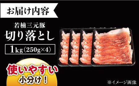 若楠三元豚 豚肉切り落とし1kg /ナチュラルフーズ [UBH011] 豚肉切り落とし