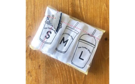 3人兄弟姉妹でおそろい/コーヒーカップ S×M×L プリント/ Tシャツ3枚組ギフトセット【出産祝い・誕生日・ギフト・プレゼント】 80cm×110cm×120cm