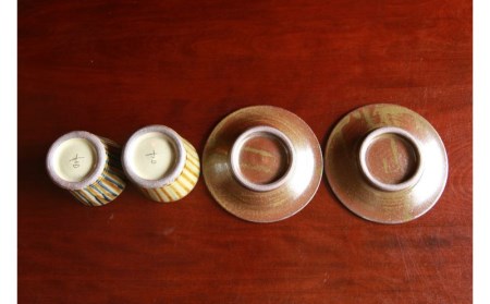 【吉陶房】そばちょこと５寸皿のペアセット