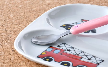 【波佐見焼】子ども食器 「乗り物」 3点セット プレート マグカップ 茶碗 食器 皿 【大新窯】 [DC110]  波佐見焼