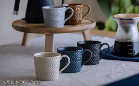 【波佐見焼】ローズマリー マグカップ グレー・アイボリー ペアセット 食器 皿 【翔芳窯】 [FE194]  波佐見焼