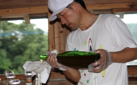 【業界誌 (料理通信) お宝食材コンテスト ベスト20選出】天然 酵母 柿酢 300ml×3本 / 6年熟成 柿 かき カキ お酢 酢 発酵食品 / 南島原市 / 中邨 [SAG004]