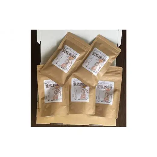 焙煎工房ウエサカオリジナル 無農薬玄米コーヒーセット(ティーパック3袋＋粉末2袋)