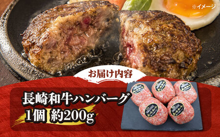 12回定期便  ハンバーグ 長崎和牛 5個 [CBA084] ハンバーグ