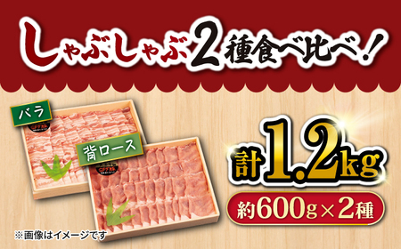12回定期便 大西海SPF豚 しゃぶしゃぶ 2種 計1.2kg 訳あり ＜大西海ファーム＞CEK103 しゃぶしゃぶ
