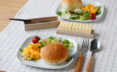 【波佐見焼】ミニ バターケース & モーニング プレート 3枚セット 食器 皿 【Cheer house】 [AC150] 波佐見焼