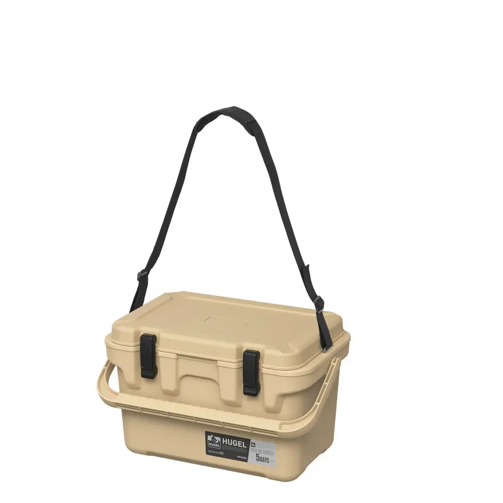  ☆リニューアル☆クーラーボックス 大型 大容量 20L TC-20R ベージュ HUGEL アイリスオーヤマ クーラーBOX ハードクーラー 高保冷 アウトドア キャンプ BBQ 釣り スポーツ レジャー ベージュ