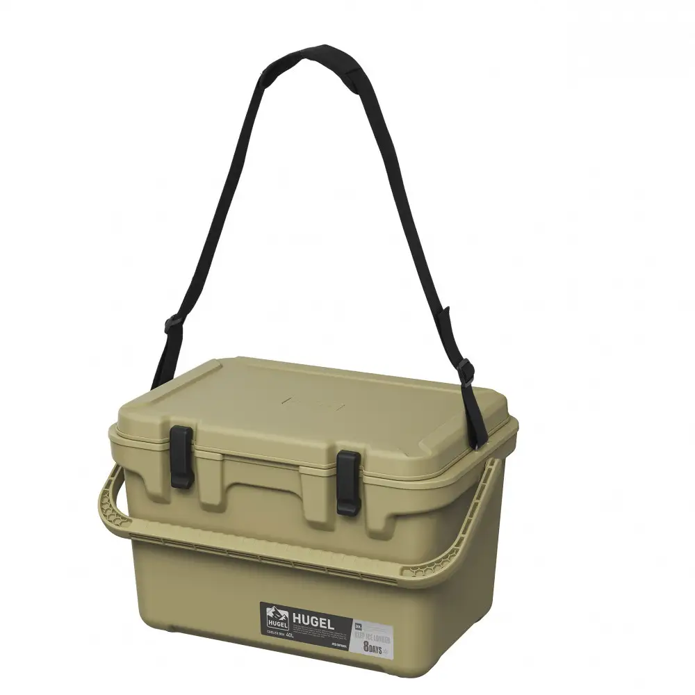  ☆リニューアル☆クーラーボックス 大型 大容量 40L TC-40R カーキ HUGEL アイリスオーヤマ クーラーBOX ハードクーラー 高保冷 アウトドア キャンプ BBQ 釣り スポーツ レジャー カーキ