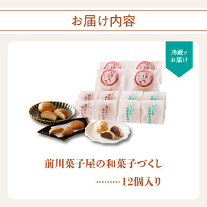 前川菓子屋の和菓子 12個｜和菓子【A055】