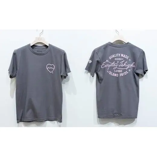 EDISG Tシャツ Island Pride【カラー:チャコール】【サイズ:Mサイズ】KB-66-1