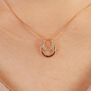 K18イエローゴールドダイアモンドペンダント（10289529）