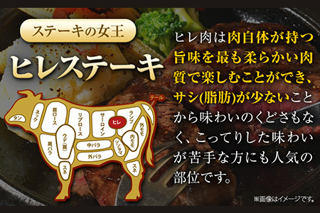 くまもと黒毛和牛 ヒレステーキ 150g 牛肉 冷凍 《30日以内に出荷予定(土日祝除く)》くまもと黒毛和牛 黒毛和牛 冷凍庫 個別 取分け 小分け 個包装 ステーキ肉 にも ヒレステーキ 