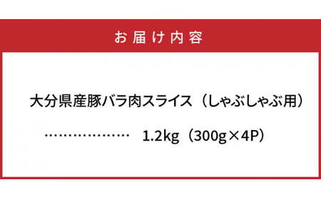 美味しい大分県産豚のしゃぶしゃぶ/バラ肉1.2kg_0044N