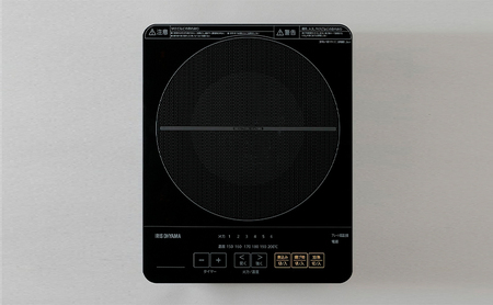 薄型IHクッキングヒーター 1400W IHC-T43-B ブラック コンロ 時短