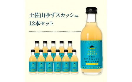 土佐山ゆずスカッシュ12本セット 