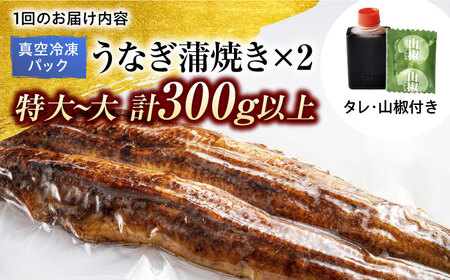 【3回定期便】うなぎ 蒲焼き 2尾 × 3回 計6尾 多治見市/澤千 うなぎ ウナギ [TDD005]