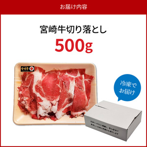 宮崎牛 切り落とし500g N0140-YA2294