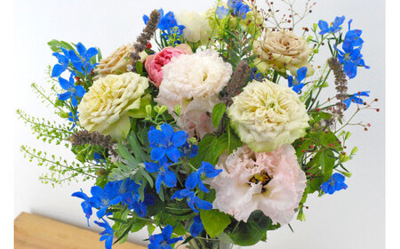 【12回定期便】”松竹梅の松セット”届いたら、いつもの花瓶に入れるだけ！ 簡単管理 の おしゃれ ブーケ ♪初回 花瓶 付き、毎回延命剤付き！！ 生花 花 花束