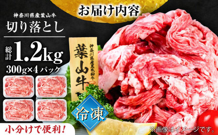 葉山牛切り落とし300g×4パック [AKAG003]切り落とし