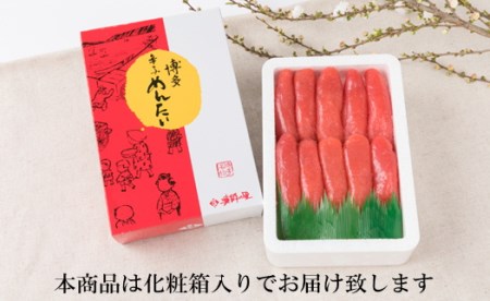 C120.【全3回定期便】辛子明太子・一本物（500g）化粧箱入
