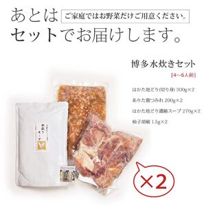 博多水炊き（はかた地どり切り身・つみれ）セット4～6人前 