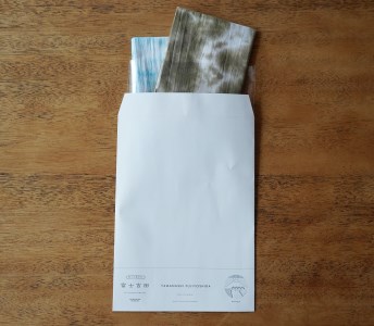 染め物手ぬぐいセット(カーキ、紺、グレー) 