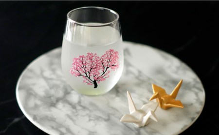 温度で変化する器 × 蓄光『月光 冷感 桜』【丸モ高木陶器】 [TBA151]