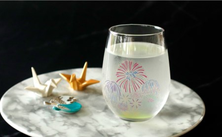 温度で変化する器 × 蓄光『月光 冷感 花火』【丸モ高木陶器】 [TBA152]