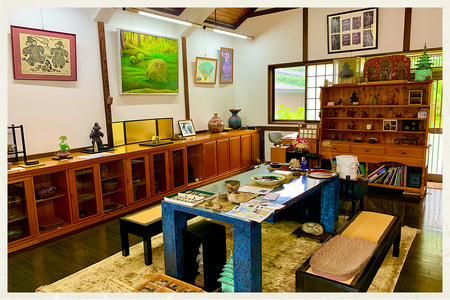 遮光器土偶の置き物 (大) 1体 つがる 亀ヶ岡焼 しきろ庵 [0414]