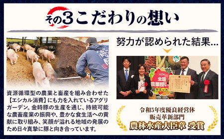 【贈答用】〈阿波の金時豚〉4種 1.92kg 詰合せ 豚肉