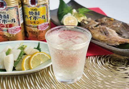  AG134 タカラ 焼酎ハイボール 大衆酒場の赤しそ割り 350ml×24本 [長崎県 島原市]