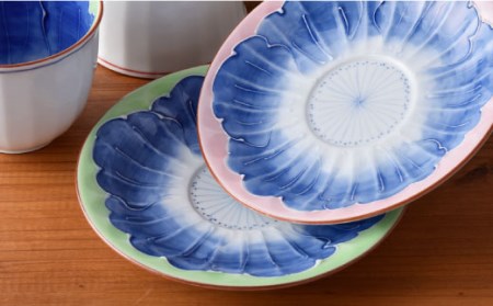 【陶器市特集】【波佐見焼】一珍芙蓉 コーヒー碗皿 カップ・ソーサー ペア 食器 皿 【洸琳窯】 [GE13]  父の日 波佐見焼