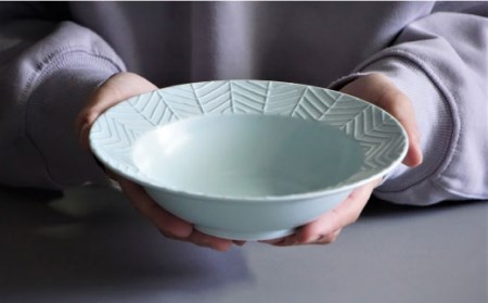 【陶器市特集】【波佐見焼】YABANE シリーズ 18cm リムボウル ボウル 3色セット 食器 皿 【永峰製磁】【eiho】 [RA53] 波佐見焼