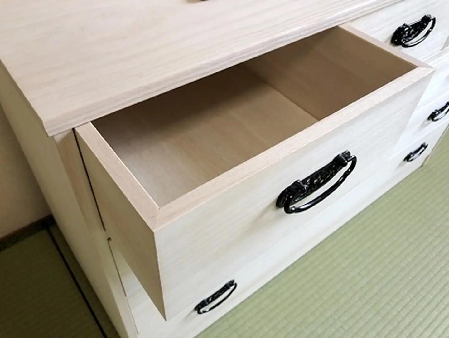 桐たんす 総桐衣裳チェスト HT-100幅5段C：C167-002