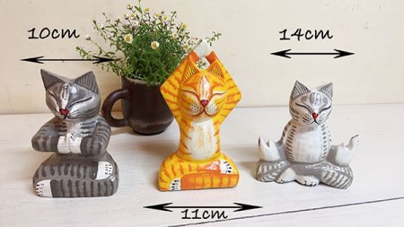 YOGAポーズネコ　選べる3種類