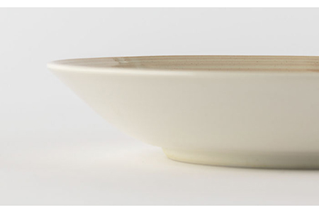 【美濃焼】Casa カレー皿 セット 木製スプーン付【陶土う庵】(3262-0186)食器 深皿 プレート パスタ皿 カレー皿 メインディッシュ ランチ ディナー 家族 カフェ風 シンプル おしゃれ レンジ対応 食洗機対応 送料無料 [MBY112]